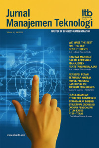 Image of Jurnal Manajemen Teknologi